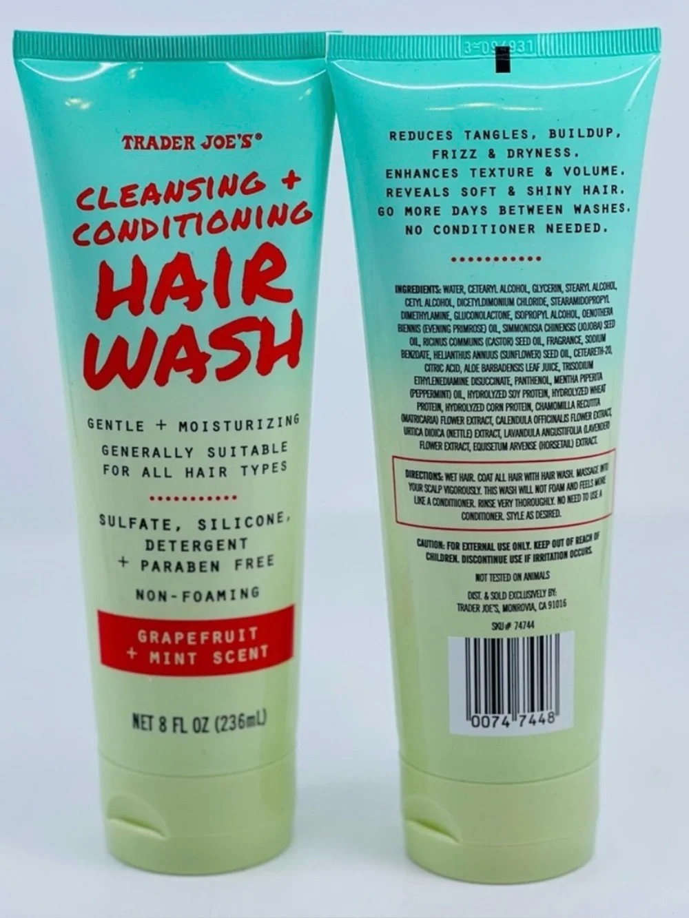 NWT Trader Joe’s Cleansing + Conditioning Hair Wash